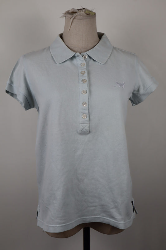 ARMANI JEANS POLO DONNA COTONE TG. 46 WOMAN SHIRT CASUAL VINTAGE COTTON