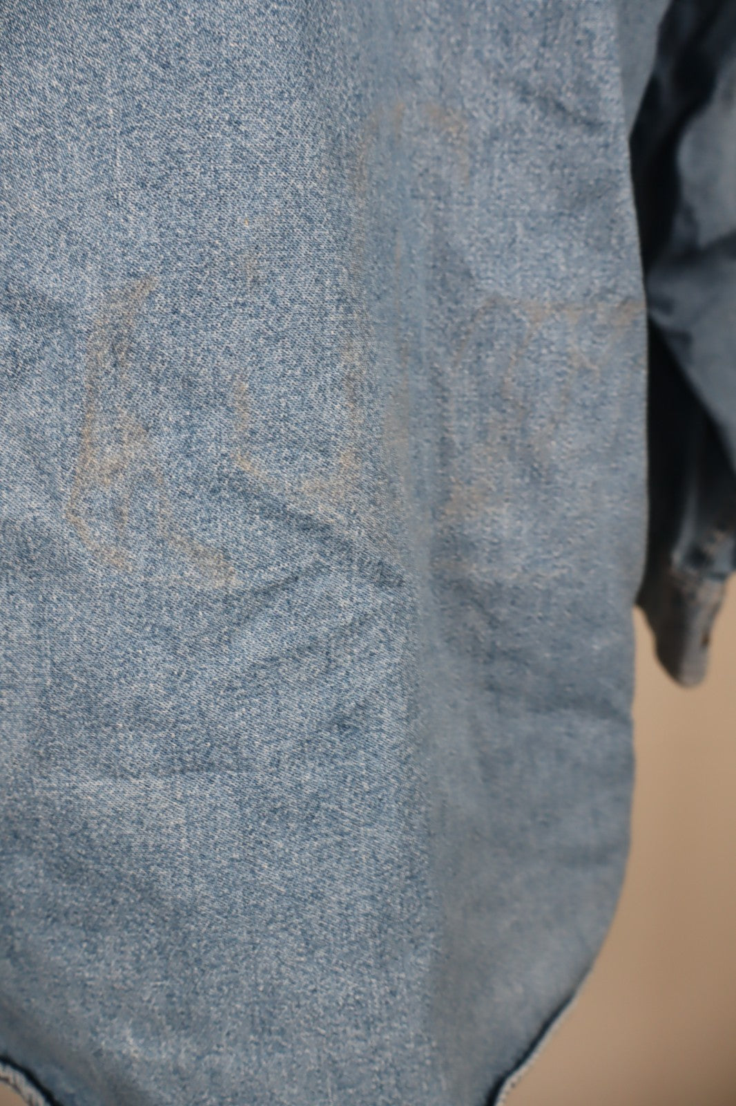 CASUCCI CAMICIA JEANS UOMO COTONE TG S MAN CASUAL VINTAGE SHIRT COTTON DENIM