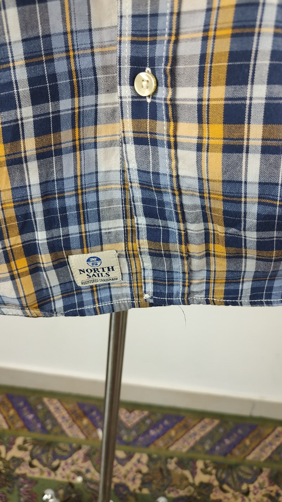 NORTH SAILS CAMICIA UOMO COTONE TG. L  MAN CASUAL VINTAGE SHIRT