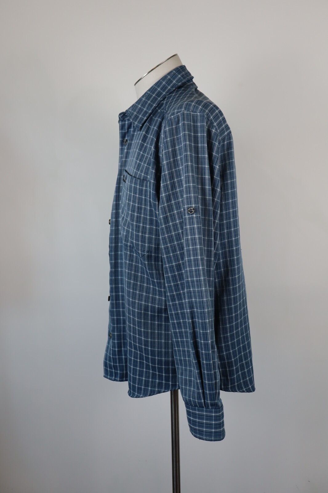 JACK WOLFSKIN CAMICIA UOMO TG. M MAN CASUAL VINTAGE SHIRT COTONE COTTON