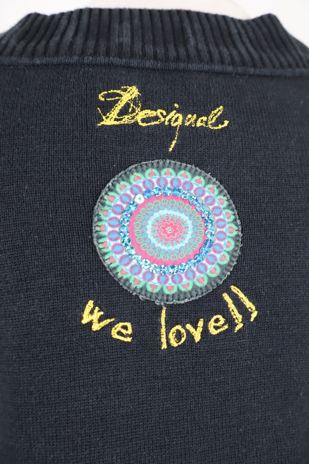 DESIGUAL MAGLIA DONNA TG. M WOMAN CASUAL VINTAGE T-SHIRT TOP COTONE COTTON