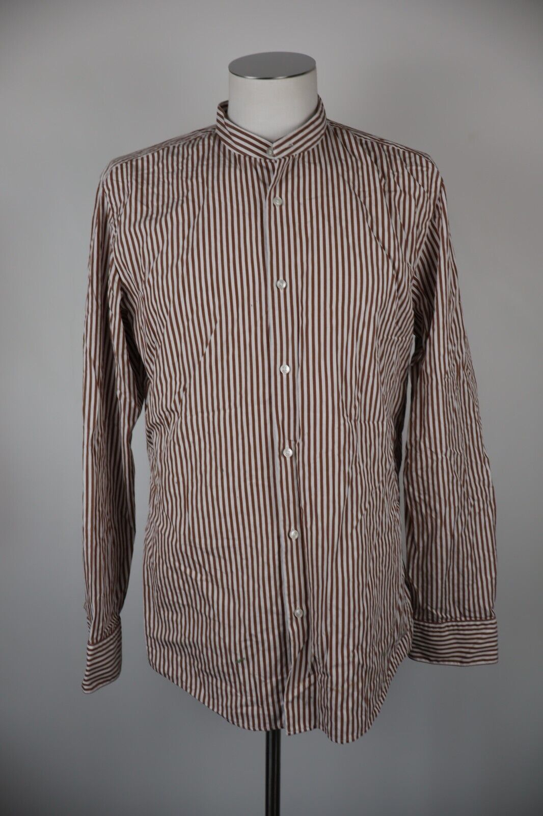 HUGO BOSS CAMICIA UOMO TG  L SLIM FIT 42 16 1/2 MAN SHIRT CASUAL VINTAGE COTONE