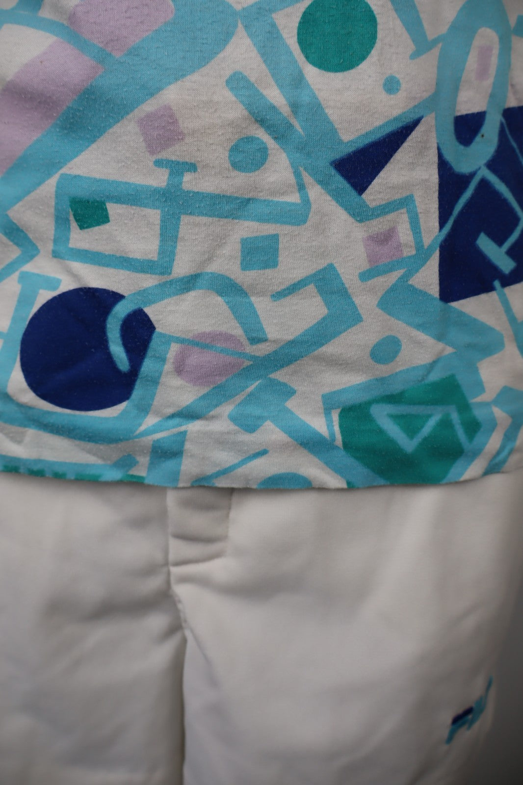 FILA TENNIS COMPLETO GIOCO TG 54 T-SHIRT PANTS UOMO MAN SPORT COTONE