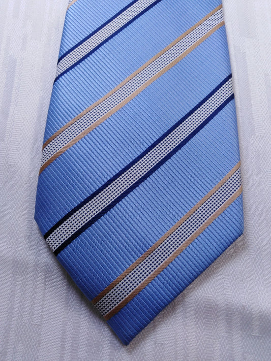 ANDREA CONTE 100% SETA SILK TIE CRAVATTA NECKTIE ITALY VINTAGE SELF TIPPED