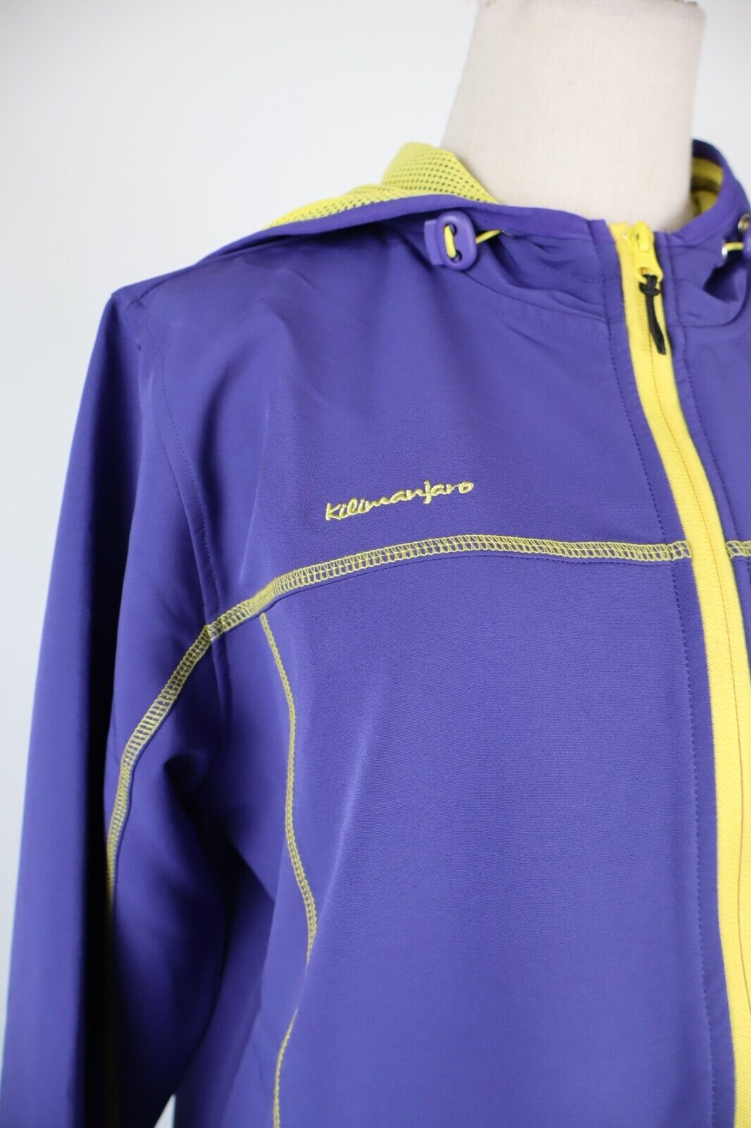 KILIMANJARO FELPA CON ZIP DONNA Tg 42 WOMAN CASUAL VINTAGE SPORT SWEATSHIRT