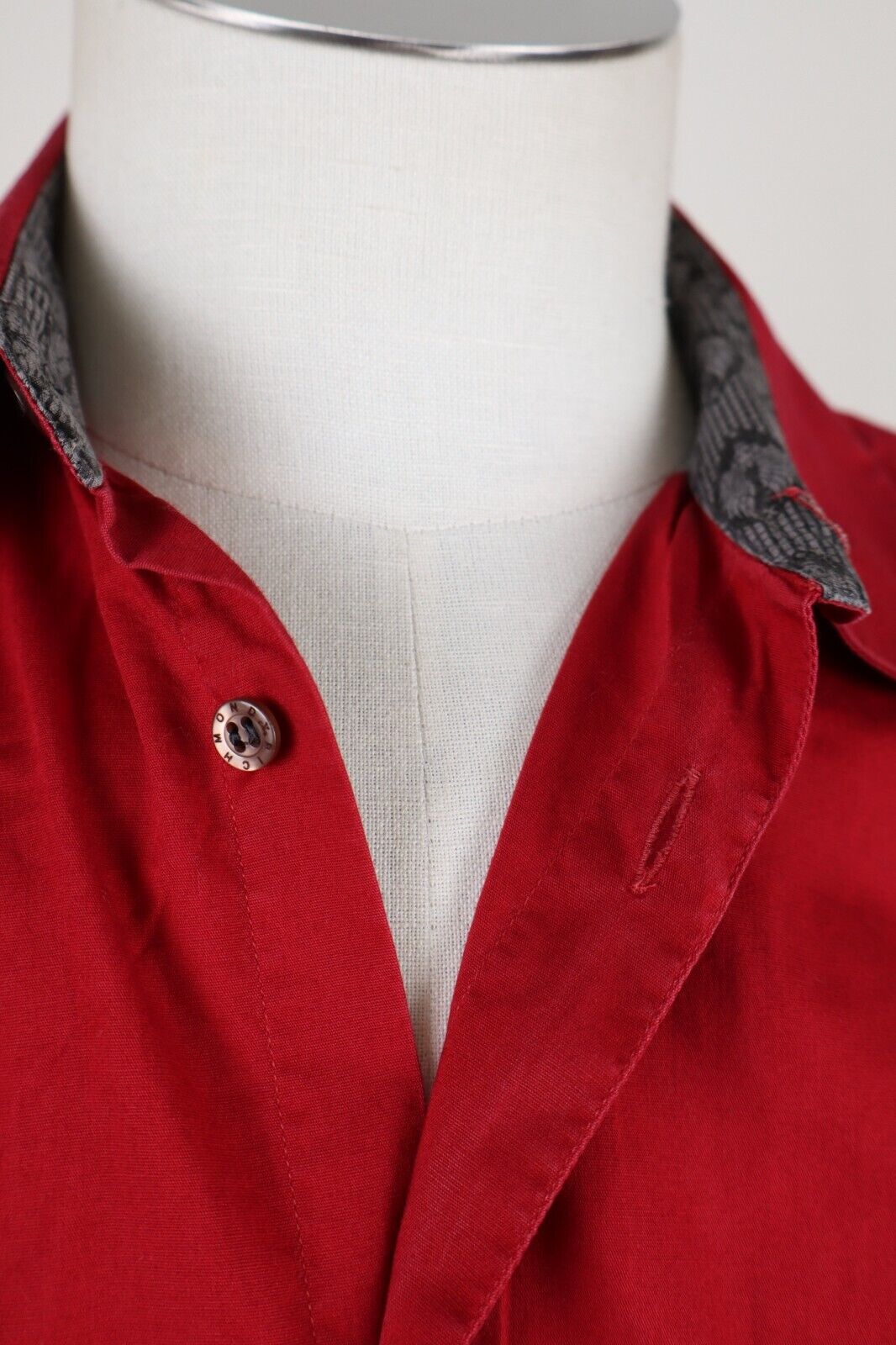 RICHMOND CAMICIA UOMO COTONE TG. 46 MAN CASUAL VINTAGE SHIRT