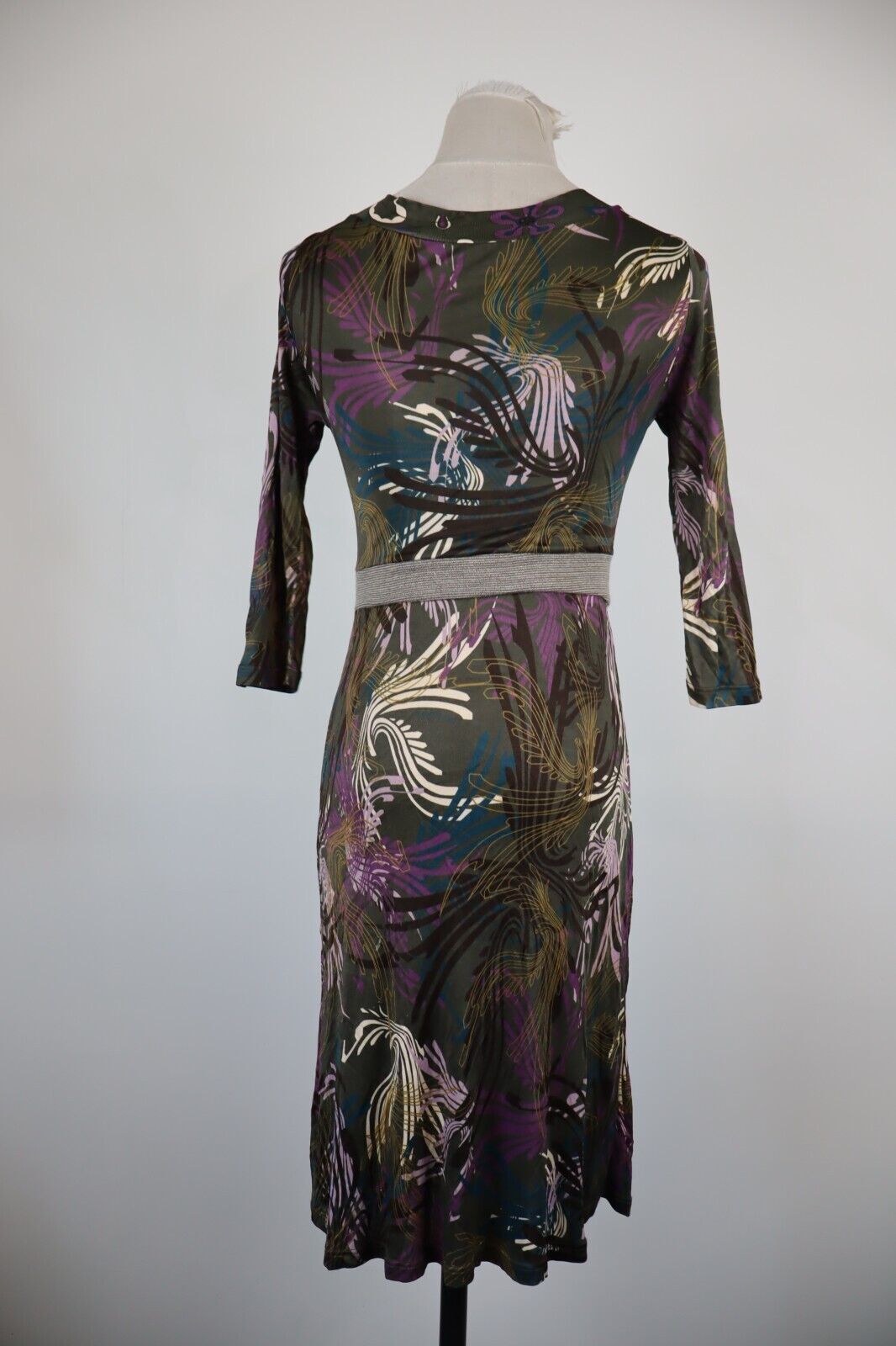 BLU BYBLOS VESTITO DONNA TG. 42 WOMAN CASUAL VINTAGE DRESS ABITO