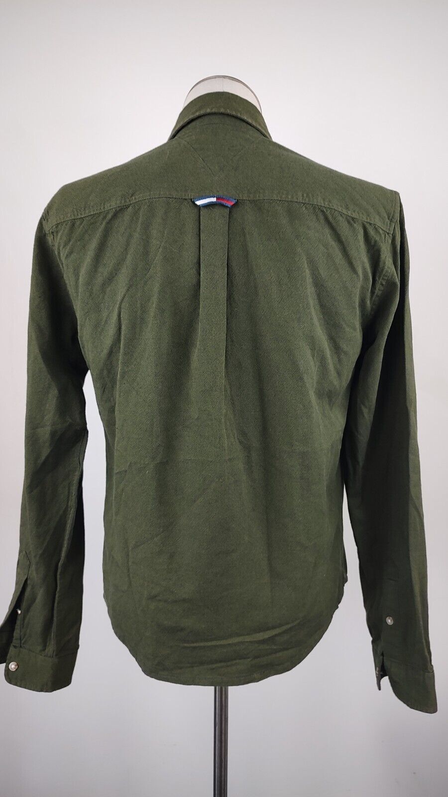 TOMMY HILFIGER JEANS CAMICIA UOMO TG. M MAN CASUAL VINTAGE SHIRT MADE ITALY