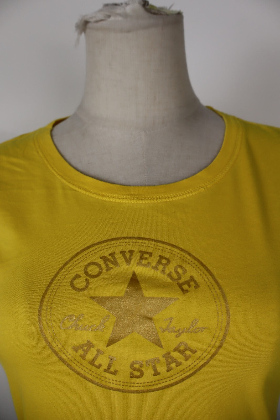 CONVERSE MAGLIA DONNA TG. S WOMAN CASUAL VINTAGE T-SHIRT TOP COTONE