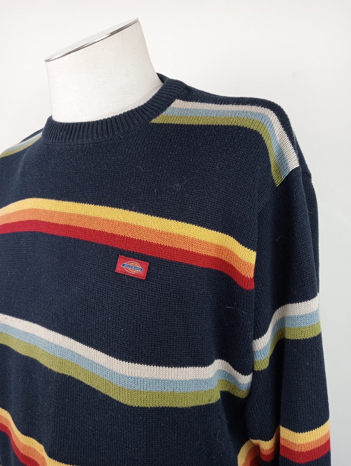 DICKIES MAGLIONE COTONE COTTON VINTAGE UOMO Tg. L MAN SWEATER CASUAL