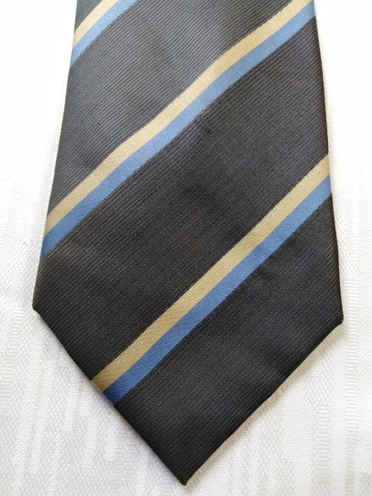 ANDREA CONTE 100% SILK TIE SETA CRAVATTA NECKTIE ITALY VINTAGE SELF TIPPED