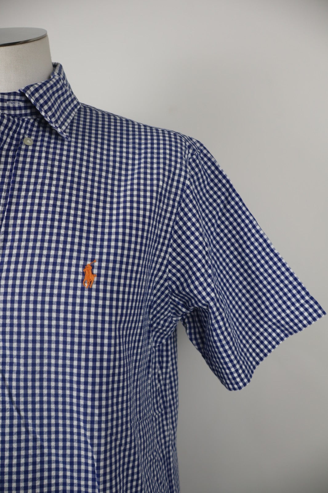 RALPH LAUREN CAMICIA UOMO COTONE TG M MAN CASUAL VINTAGE COTTON SHIRT LOGO