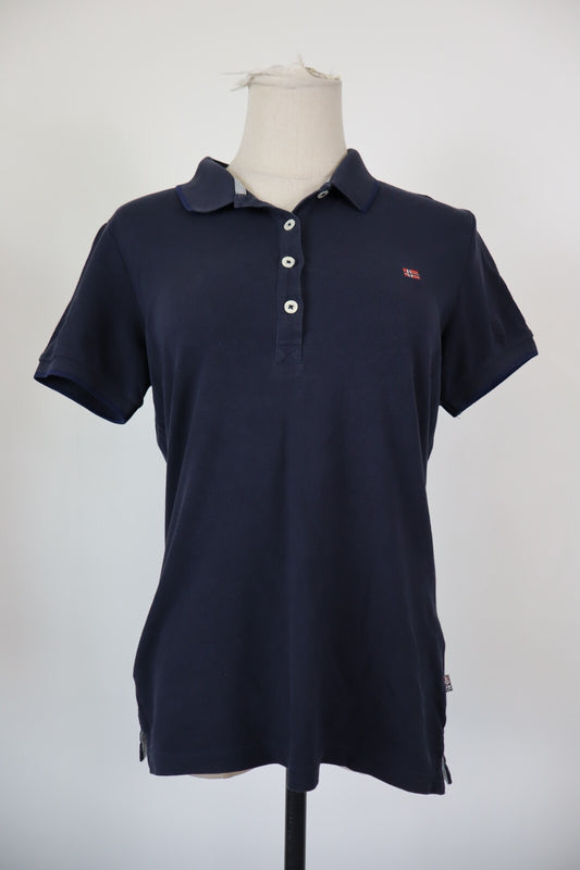 NAPAPIJRI MAGLIA POLO DONNA COTONE TG. M WOMAN SHIRT CASUAL VINTAGE COTTON