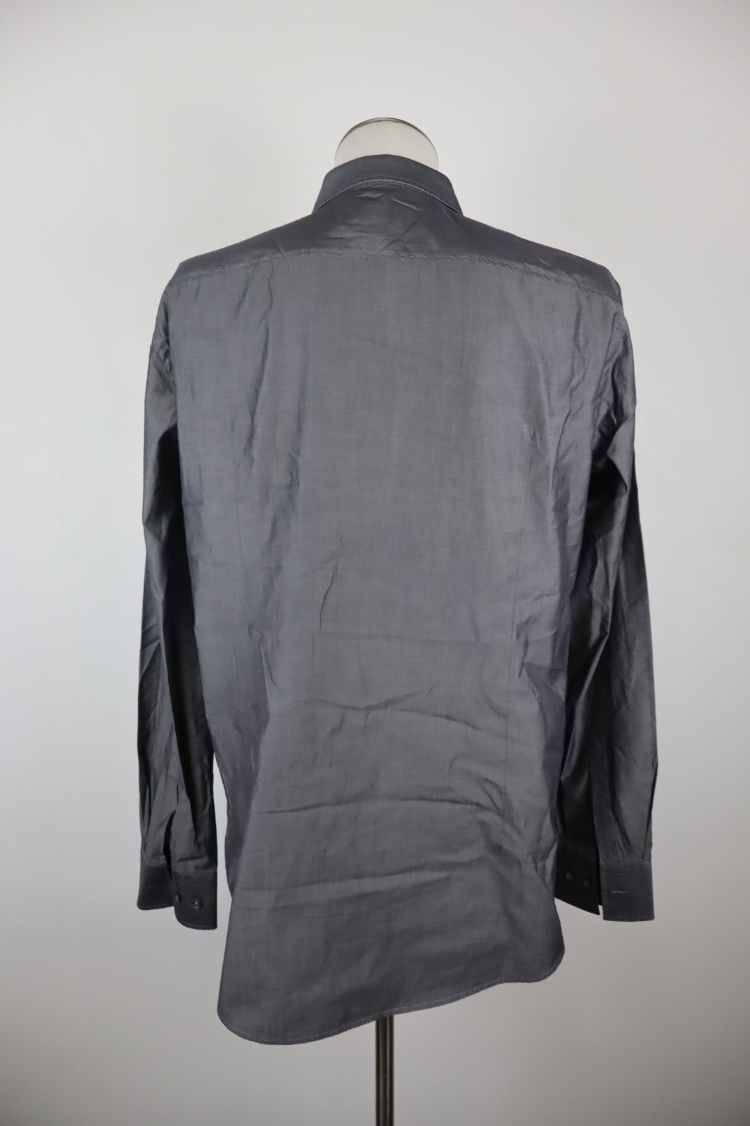 HUGO BOSS CAMICIA UOMO TG. 43 17 SLIM MAN CASUAL VINTAGE SHIRT COTONE COTTON