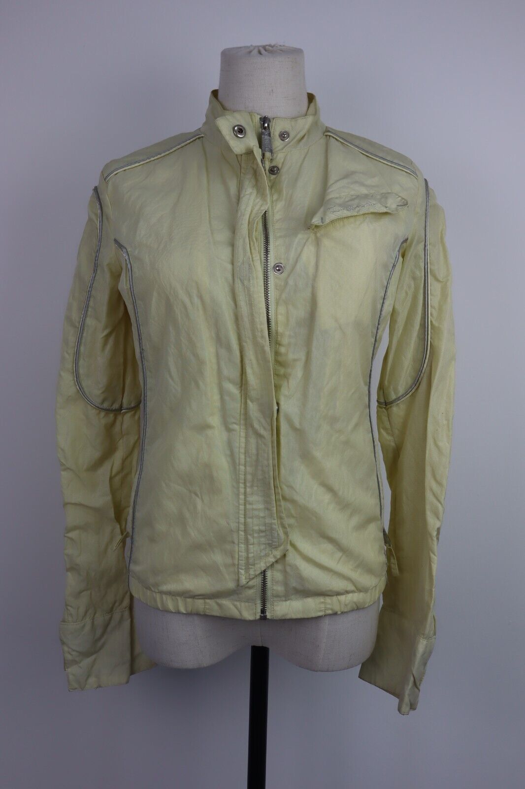 ZU ELEMENT GIUBBINO LEGGERO GIACCA DONNA TG L WOMAN CASUAL JACKET VINTAGE