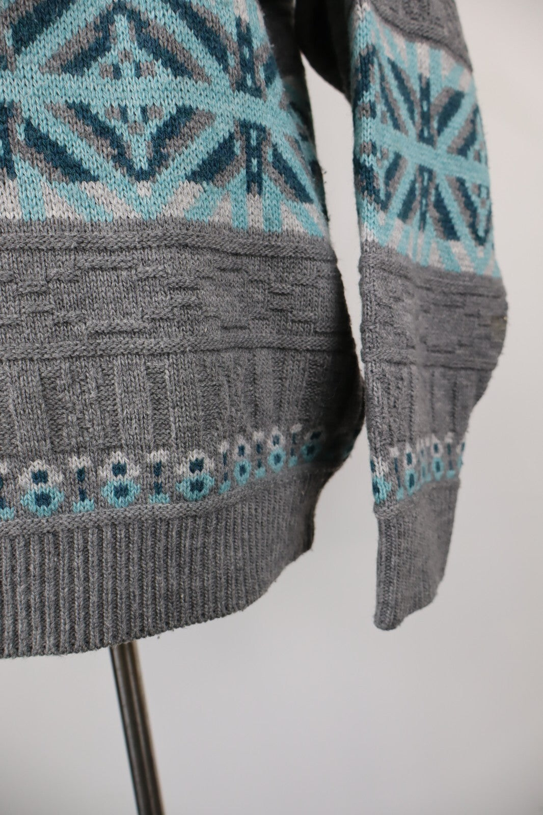 NORTH POLE MAGLIONE LANA WOOL VINTAGE UOMO Tg. 2XL MAN SWEATER CASUAL