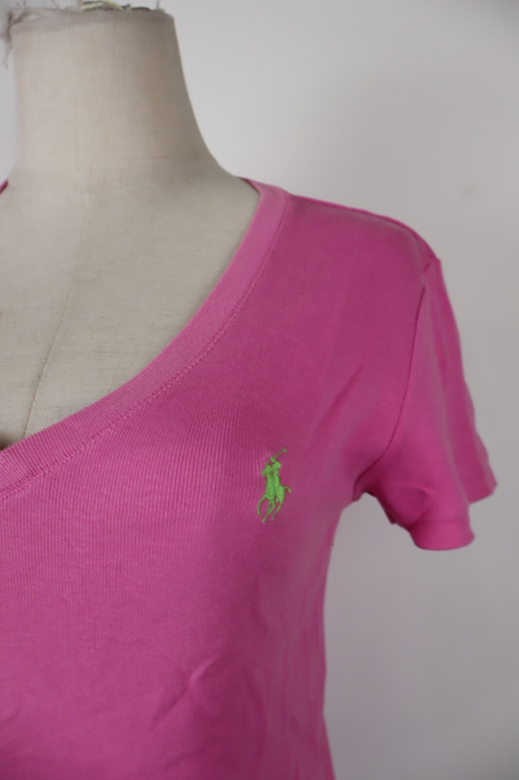 RALPH LAUREN MAGLIA COTONE DONNA TG. M WOMAN CASUAL VINTAGE T-SHIRT