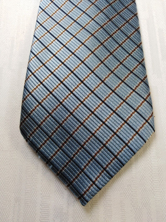 ANDREA CONTE NAPOLI  SILK TIE SETA CRAVATTA NECKTIE MADE IN ITALY SELF TIPPED