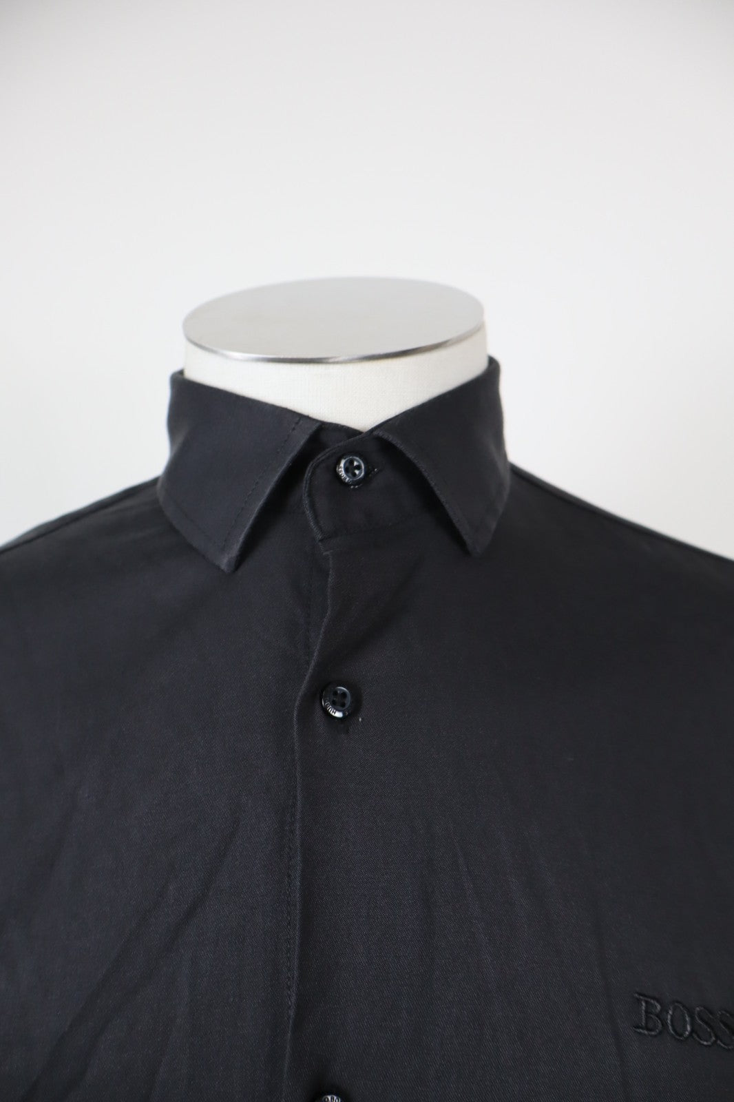 HUGO BOSS CAMICIA COTONE UOMO TG. S MAN CASUAL VINTAGE SHIRT SLIM FIT