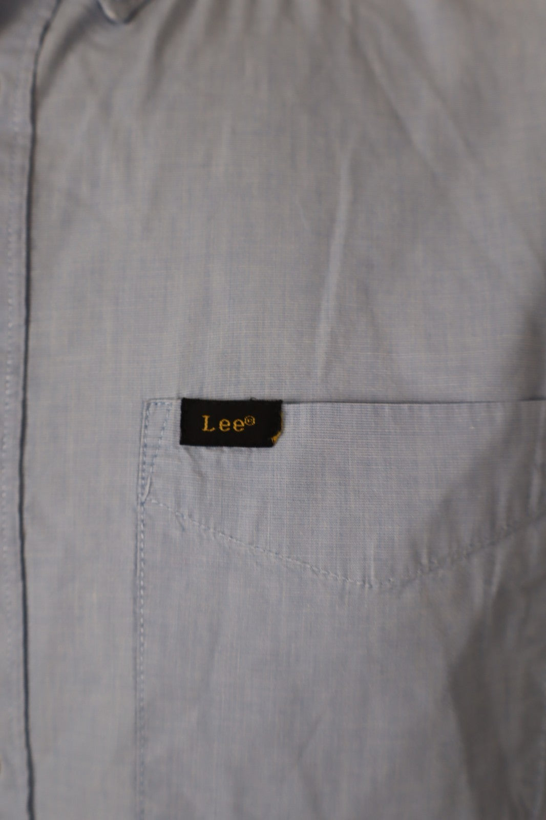 LEE CAMICIA COTONE UOMO TG. M MAN CASUAL VINTAGE SHIRT LOGO COTTON