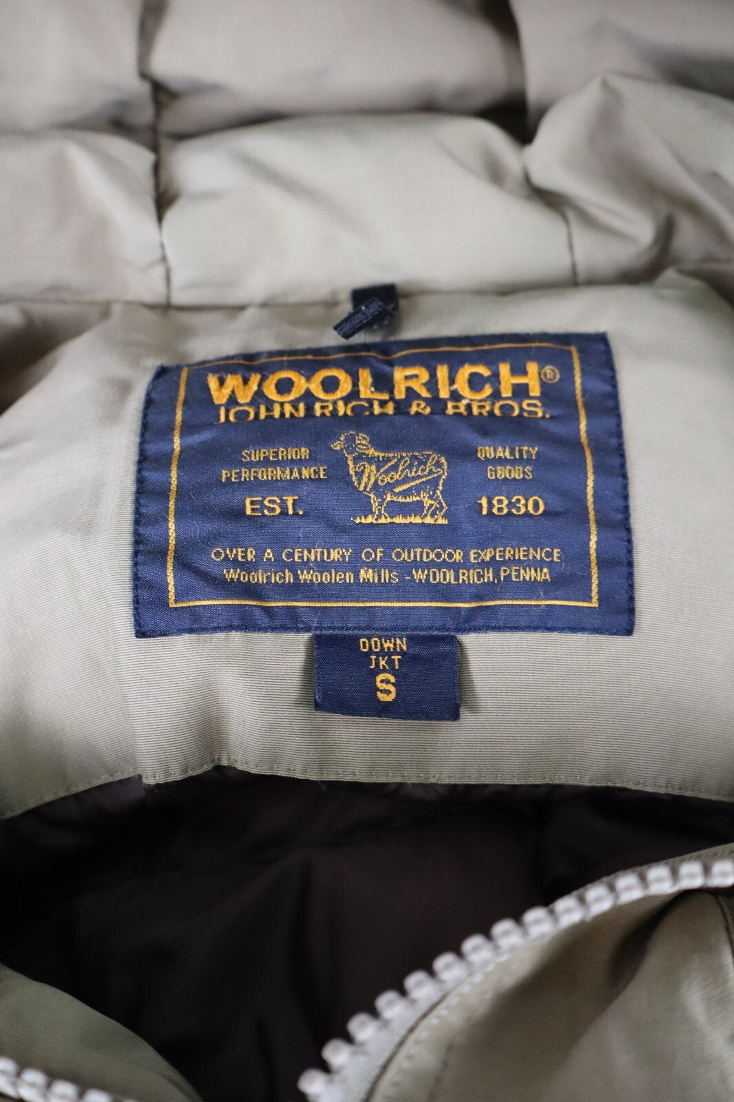 WOOLRICH GIUBBINO PIUMINO PARKA DONNA Tg S VINTAGE WOMAN JACKET CASUAL VINTAGE