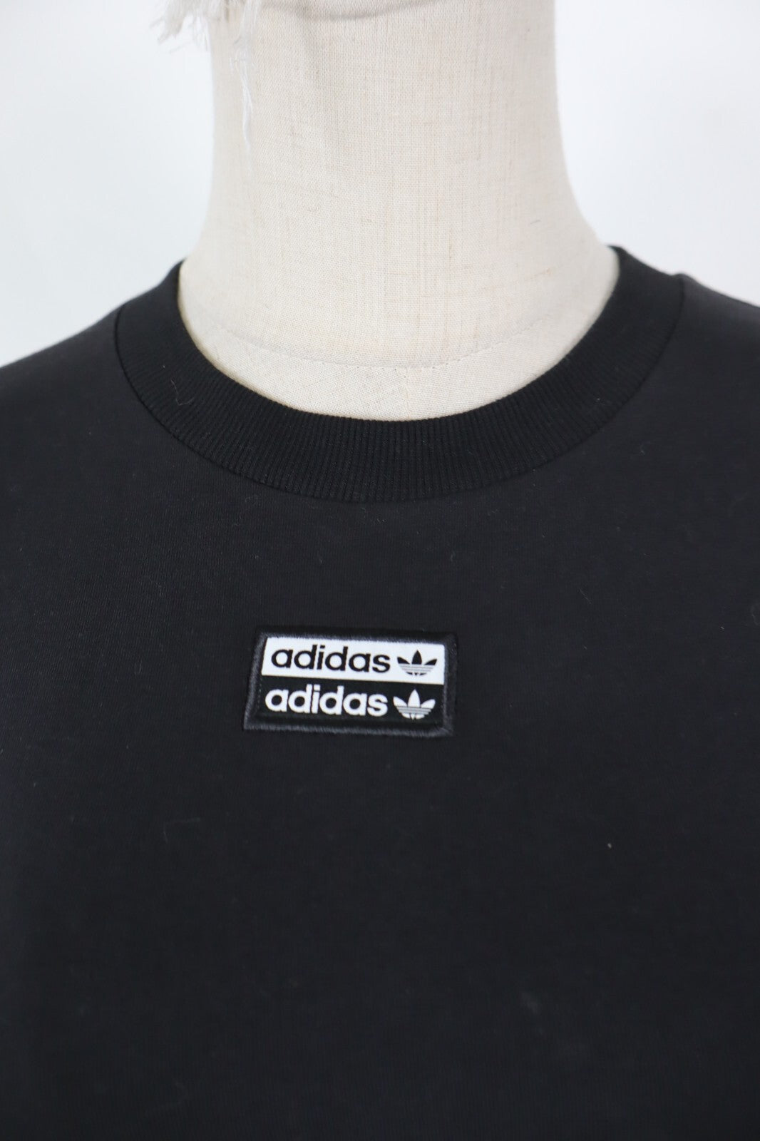 ADIDAS VESTITO ABITO DONNA TG. 38 WOMAN CASUAL VINTAGE DRESS FELPA COTONE