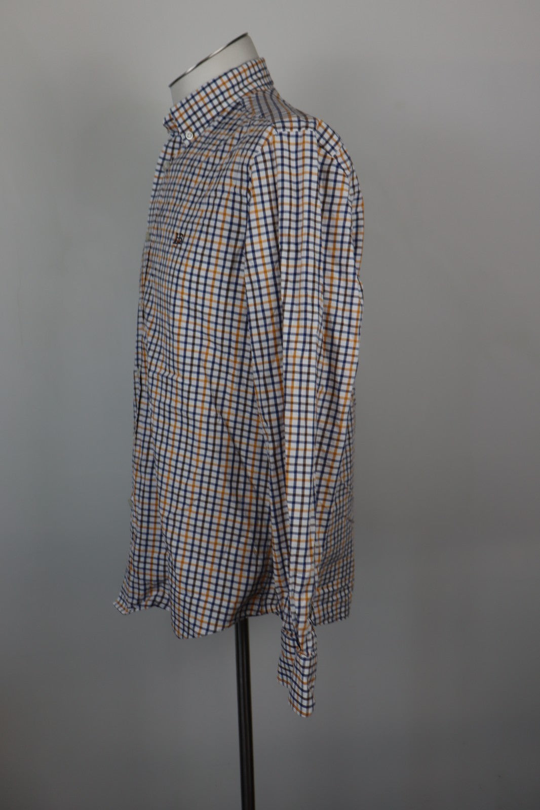 HARMONT & BLAINE CAMICIA UOMO TG. M MAN CASUAL VINTAGE SHIRT COTONE COTTON LOGO