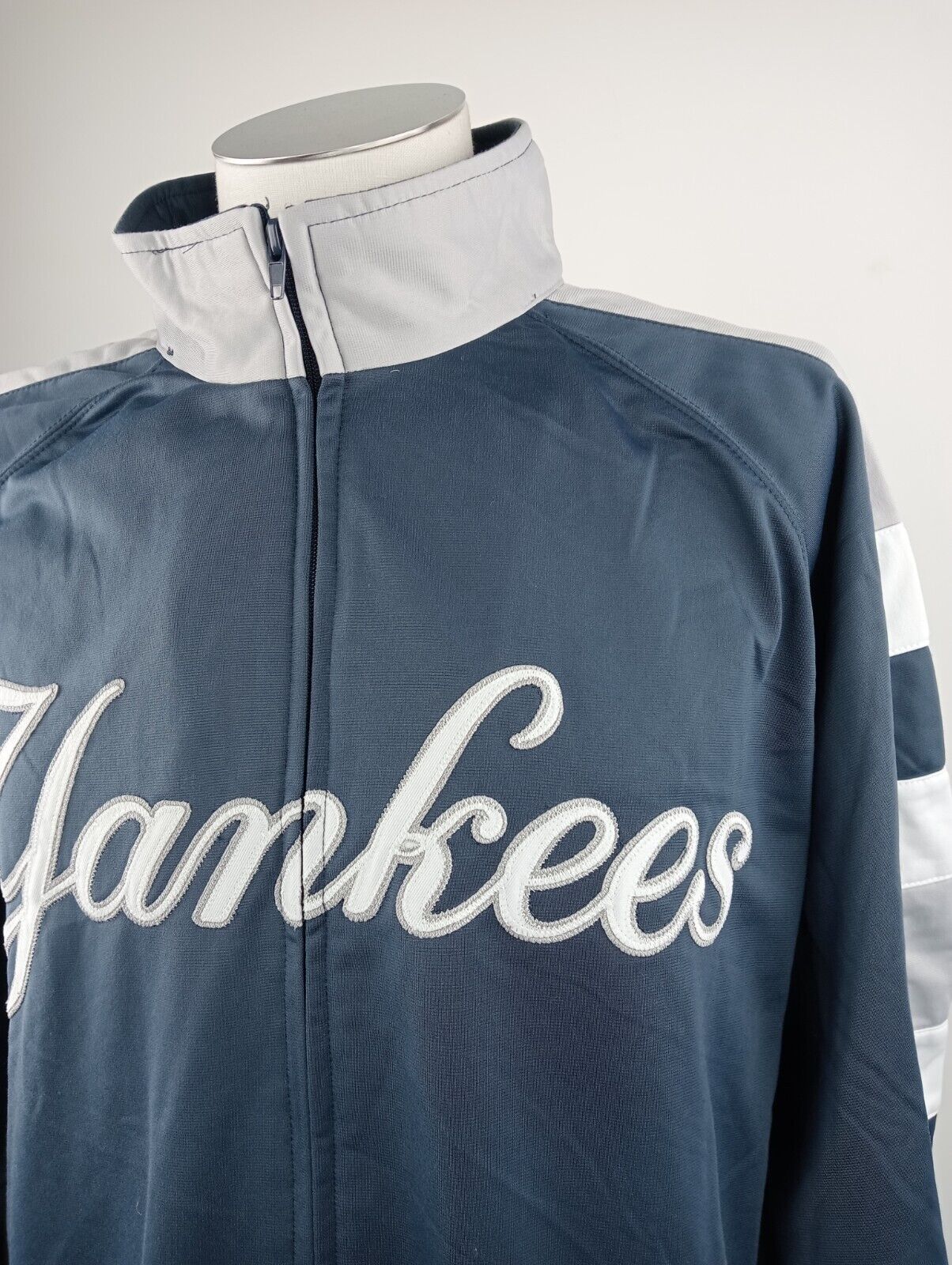 STITCHES YANKEES GIACCA FELPA ZIP SPORT BASEBALL UOMO Tg XL VINTAGE MAN JACKET