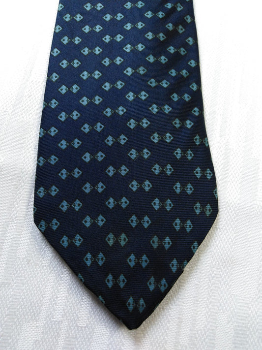 ROXY 100% SETA SILK TIE CRAVATTA NECKTIE ITALY VINTAGE CLASSIC