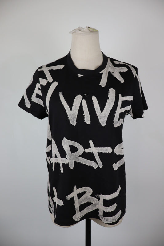 DESIGUAL MAGLIA DONNA TG. M  WOMAN CASUAL VINTAGE T-SHIRT COTONE