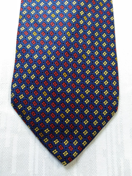 GUY LAROCHE 100% SILK TIE SETA CRAVATTA NECKTIE ITALY VINTAGE CLASSIC