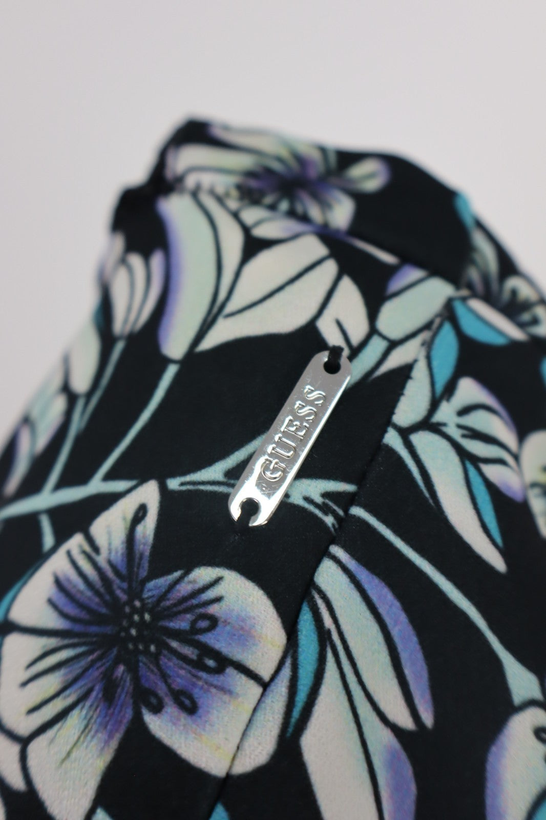 GUESS VESTITO DONNA TG. M WOMAN CASUAL VINTAGE DRESS ABITO FLOREALE CERNIERA