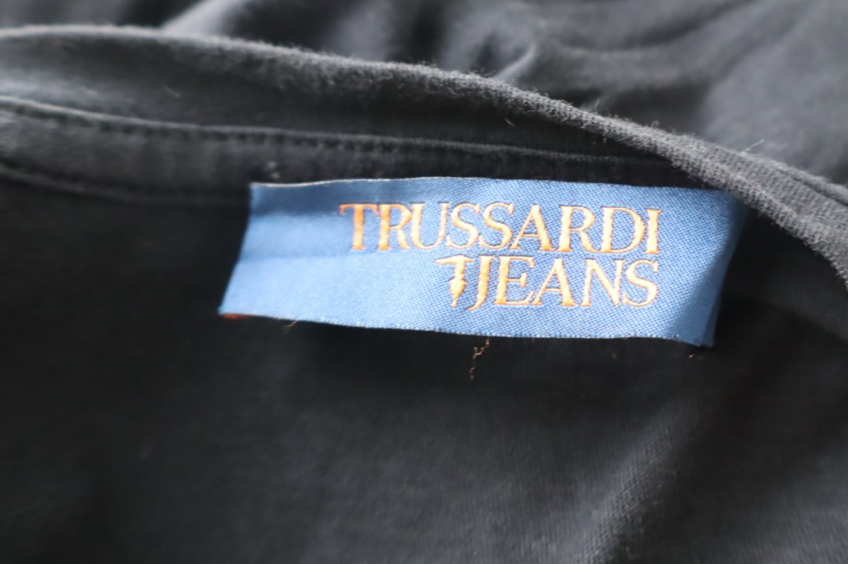 TRUSSARDI JEANS  MAGLIA UOMO TG. M MAN T-SHIRT CASUAL VINTAGE COTONE COTTON
