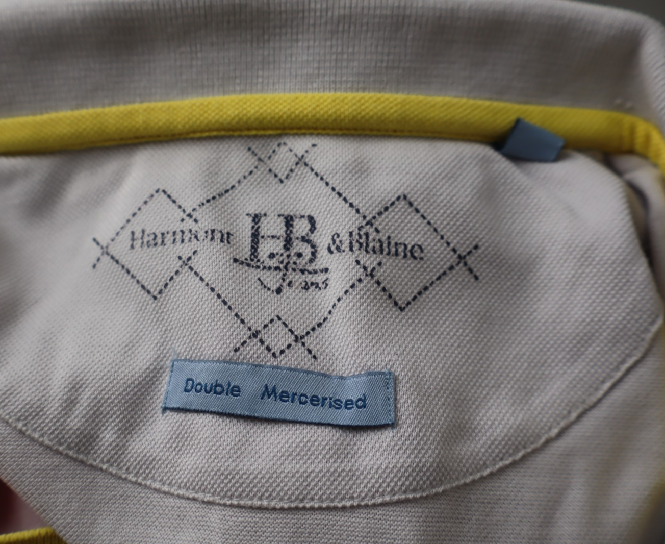 HARMONT & BLAINE POLO MAGLIA UOMO COTONE TG. L MAN COTTON T-SHIRT VINTAGE LOGO