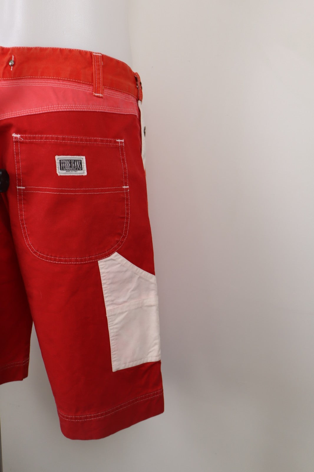 FERRE JEANS BERMUDA PANTALONE SHORTS UOMO TG 17 MAN VINTAGE CASUAL PANTS COTONE