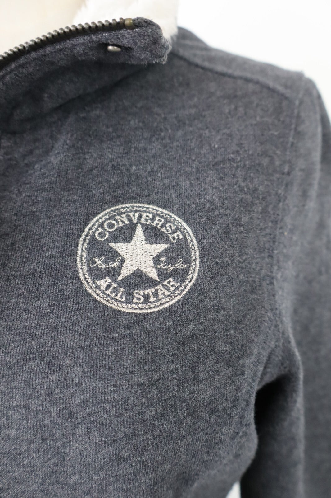 CONVERSE GIUBBINO DONNA FELPATO TG S WOMAN JACKET GIACCA VINTAGE CASUAL