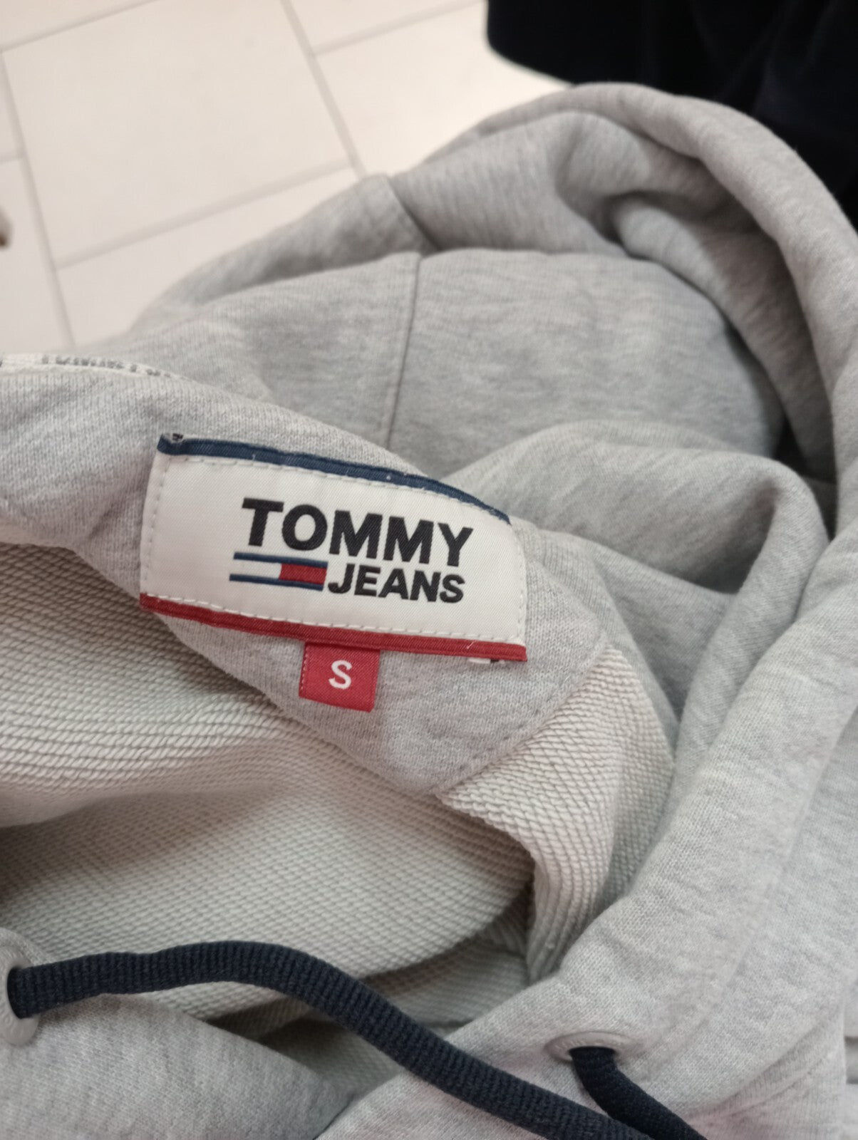 TOMMY HILFIGER FELPA CAPPUCCIO UOMO Tg S MAN SPORT JACKET SWEATSHIRT VINTAGE