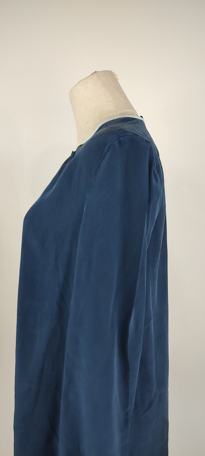 TOMMY HILFIGER CAMICIA DONNA SETA TG. M WOMAN SILK SHIRT CASUAL VINTAGE