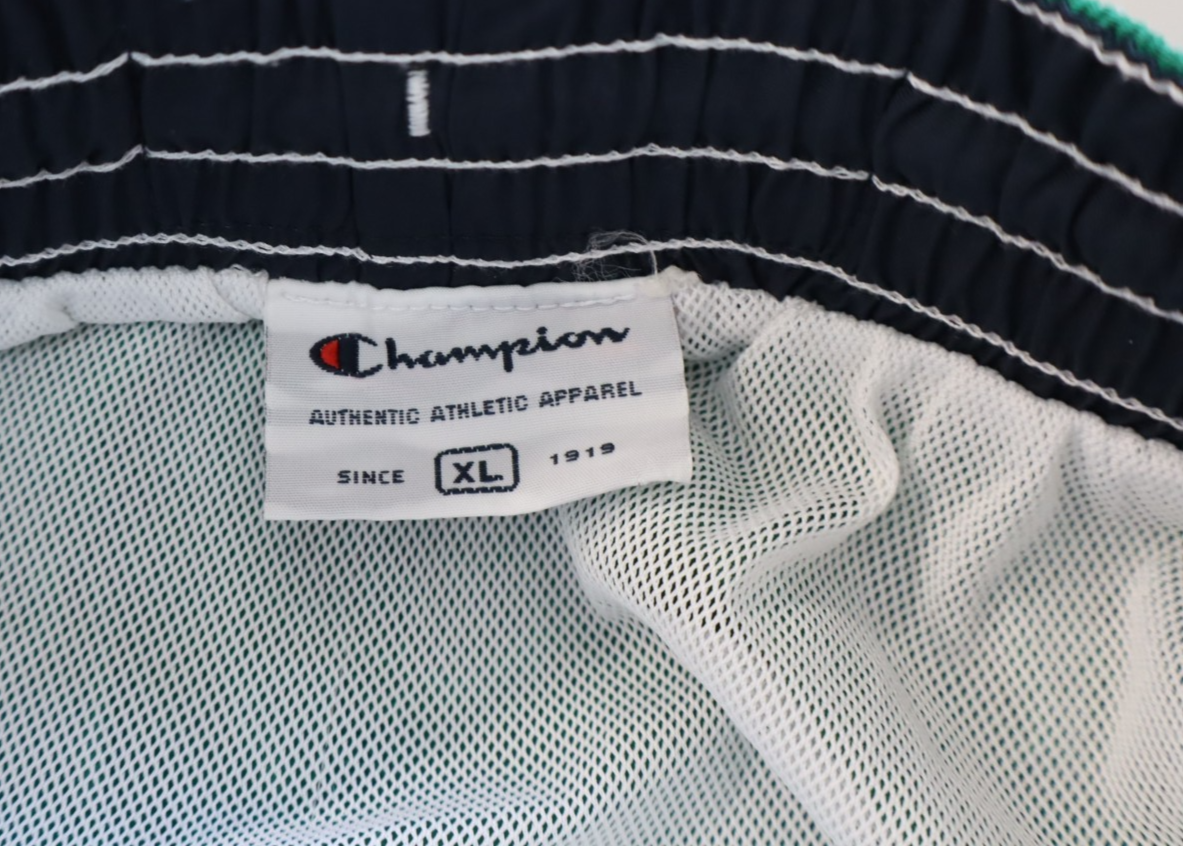 CHAMPION COSTUME PANTALONCINO MARE UOMO TG XL MAN SWIMSUIT VINTAGE CASUAL LOGO