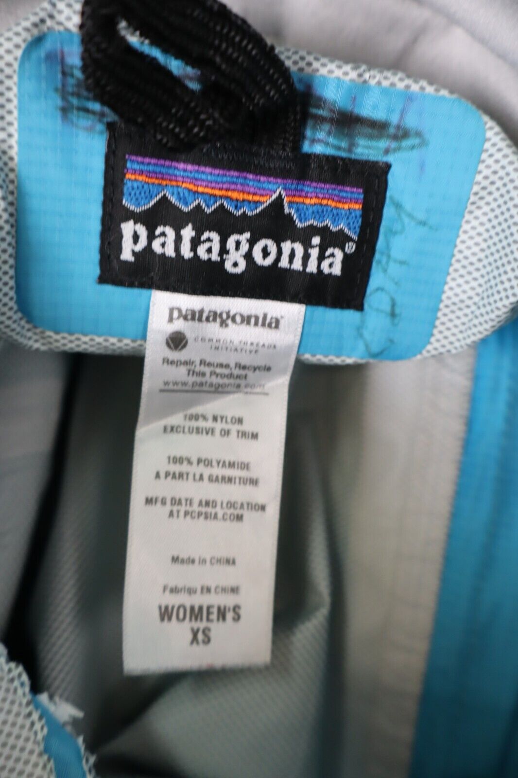 PATAGONI GIUBBINO IMPERMEABILE WATERPROOF DONNA TG X WOMAN JACKET CASUAL VINTAGE