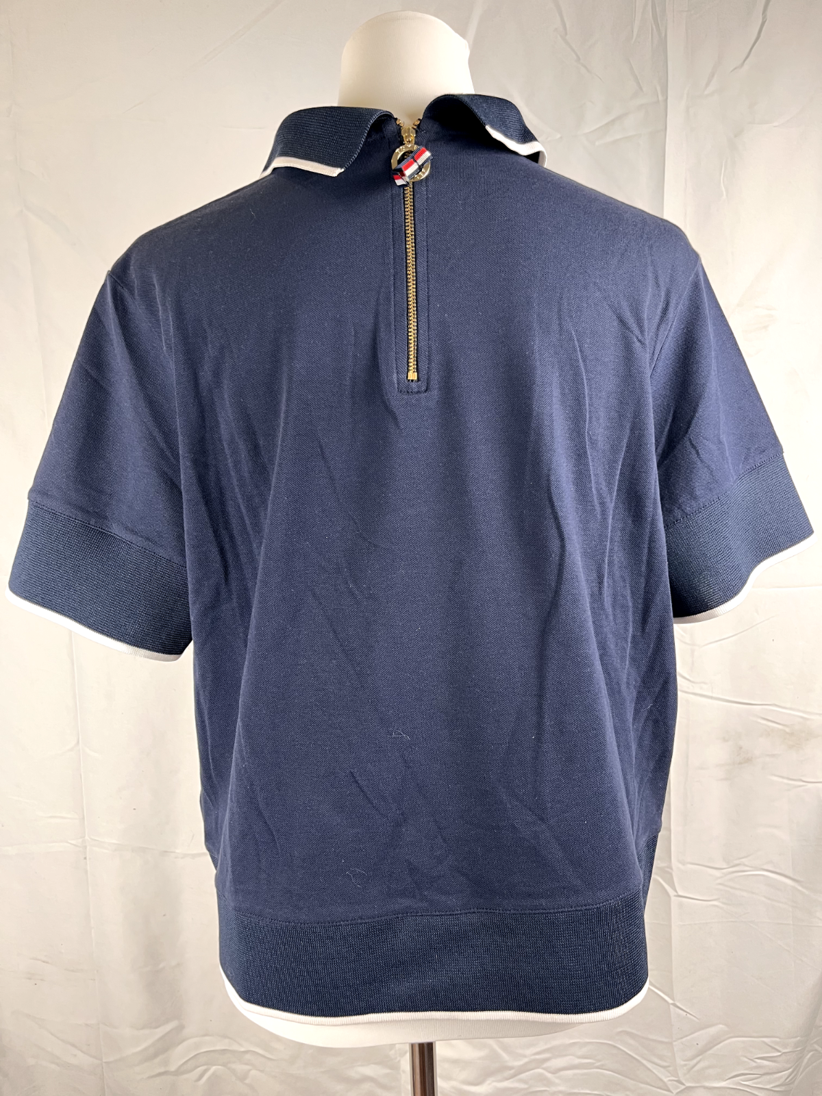 TOMMY HILFIGER POLO MAGLIA DONNA COTONE TG 2XL WOMAN SHIRT CASUAL VINTAGE COTTON