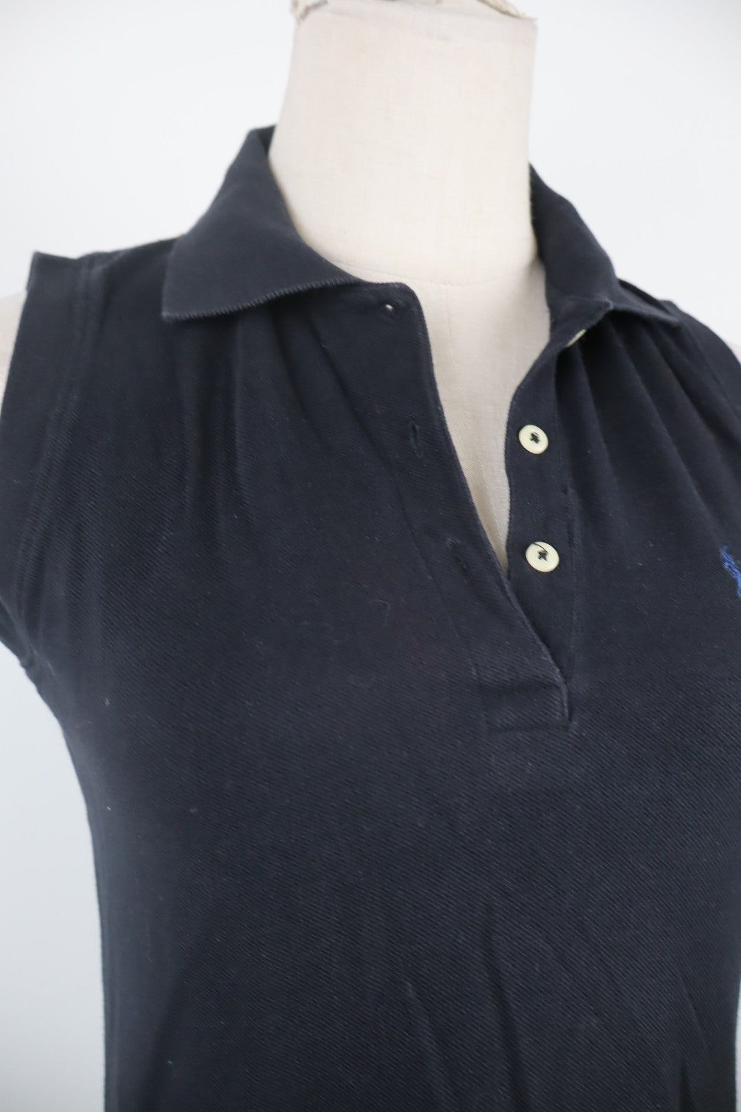 RALPH LAUREN POLO SMANICATA DONNA MAGLIA COTONE TG XS WOMAN SHIRT CASUAL VINTAGE