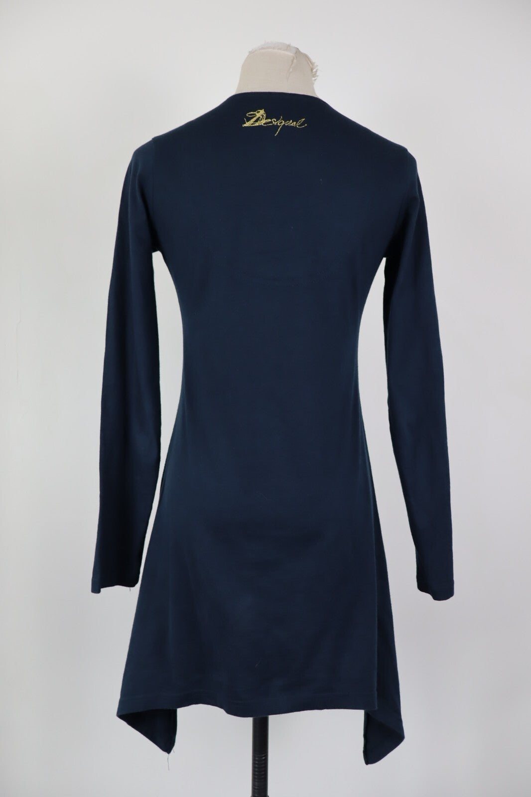 DESIGUAL VESTITO ABITO DONNA TG. XS WOMAN CASUAL VINTAGE DRESS COTONE