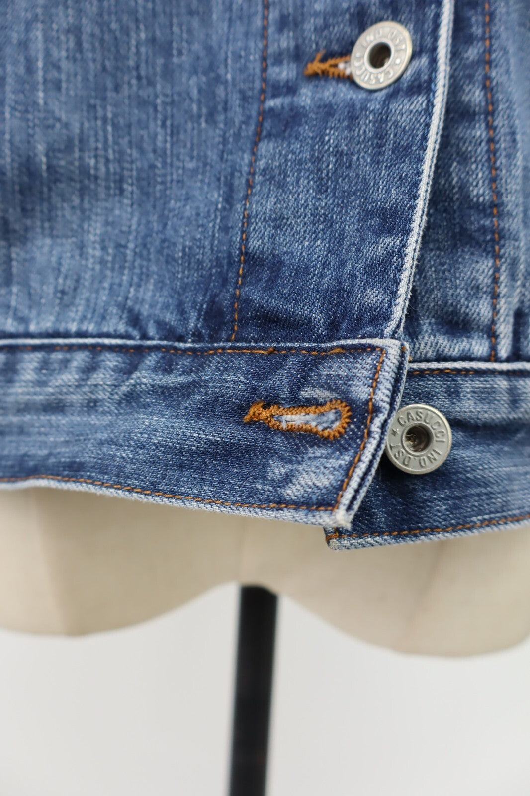 CASUCCI JEANS GIUBBINO DONNA Tg. XL WOMAN CASUAL JACKET COTONE DENIM