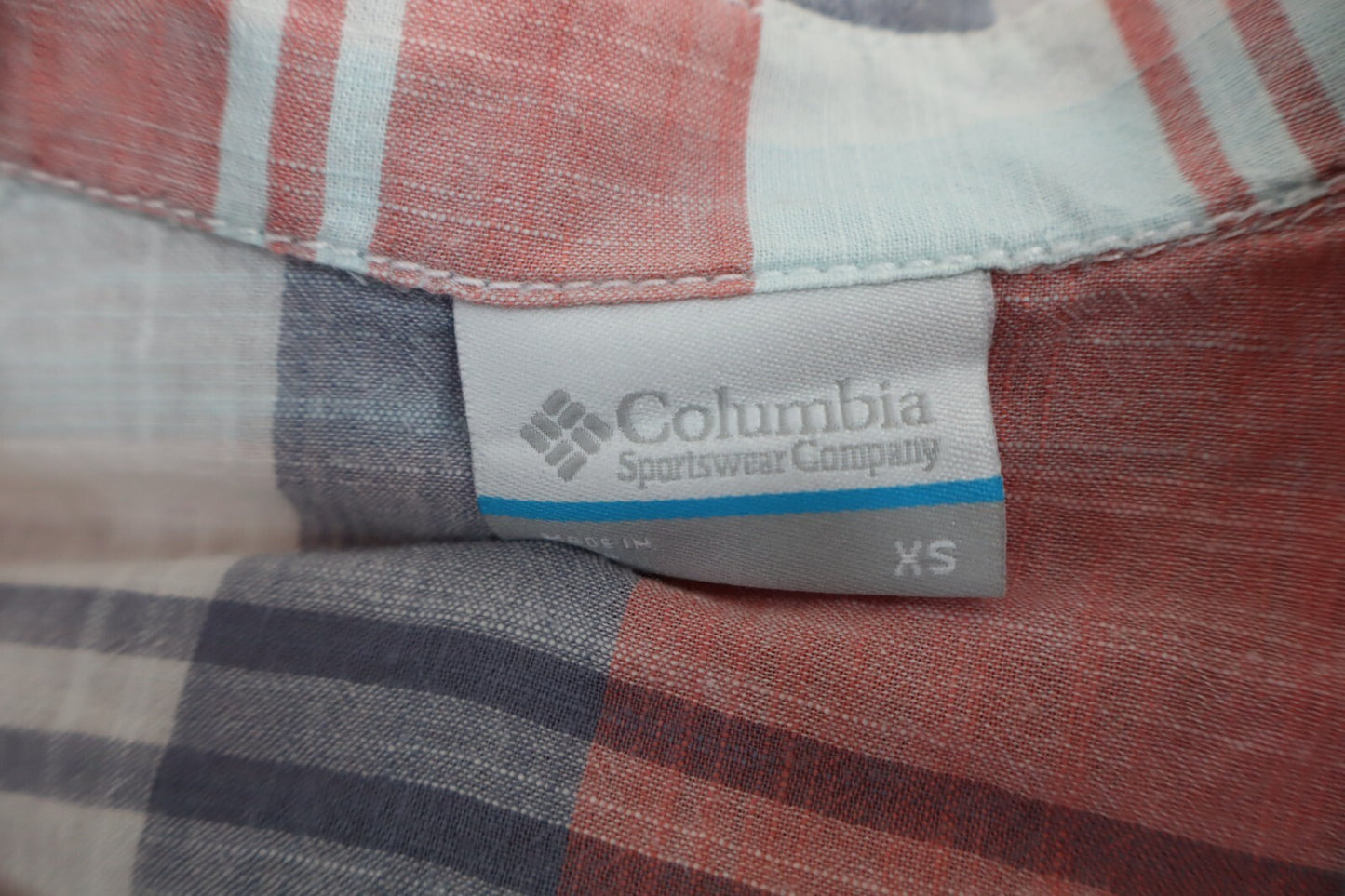 COLUMBIA CAMICIA  DONNA TG. XS WOMAN SHIRT CASUAL VINTAGE COTONE COTTON