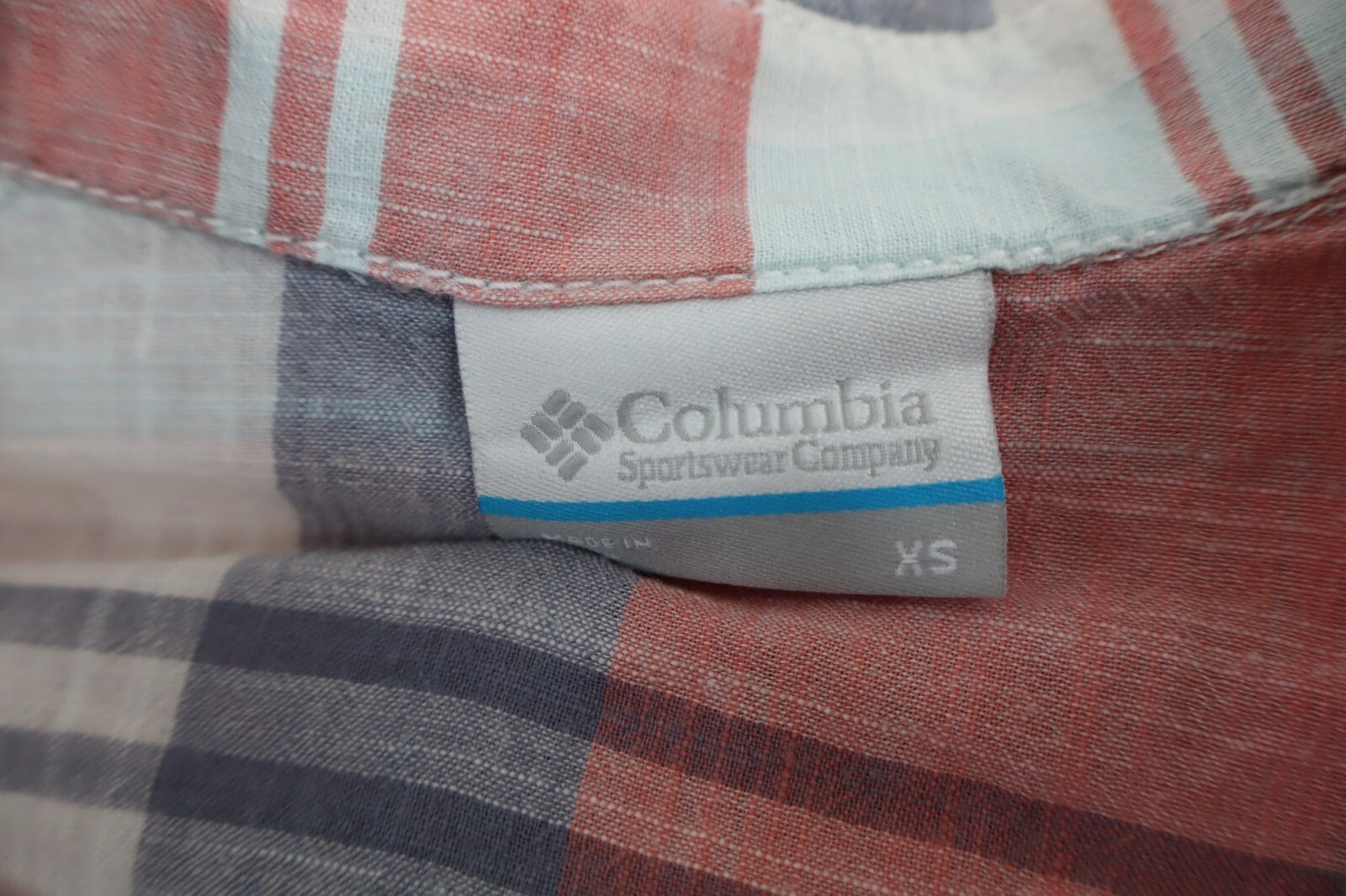 COLUMBIA CAMICIA  DONNA TG. XS WOMAN SHIRT CASUAL VINTAGE COTONE COTTON