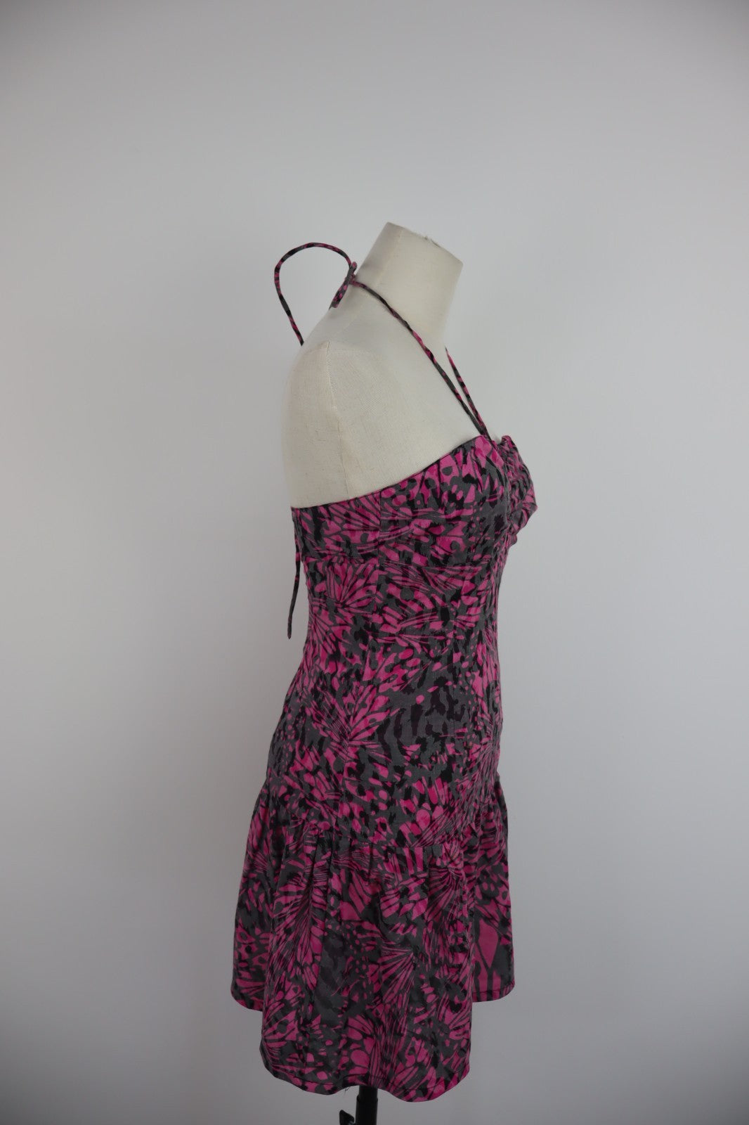BILLABONG VESTITO DONNA TG. XS WOMAN CASUAL VINTAGE DRESS ABITO COTONE