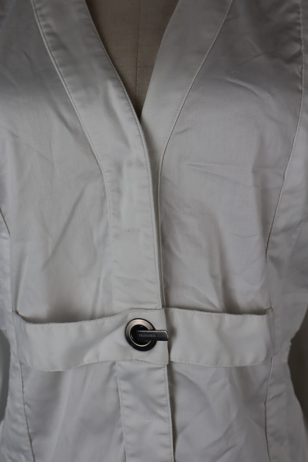 TRUSSARDI JEANS CAMICIA  DONNA TG. XXL WOMAN SHIRT CASUAL VINTAGE COTONE