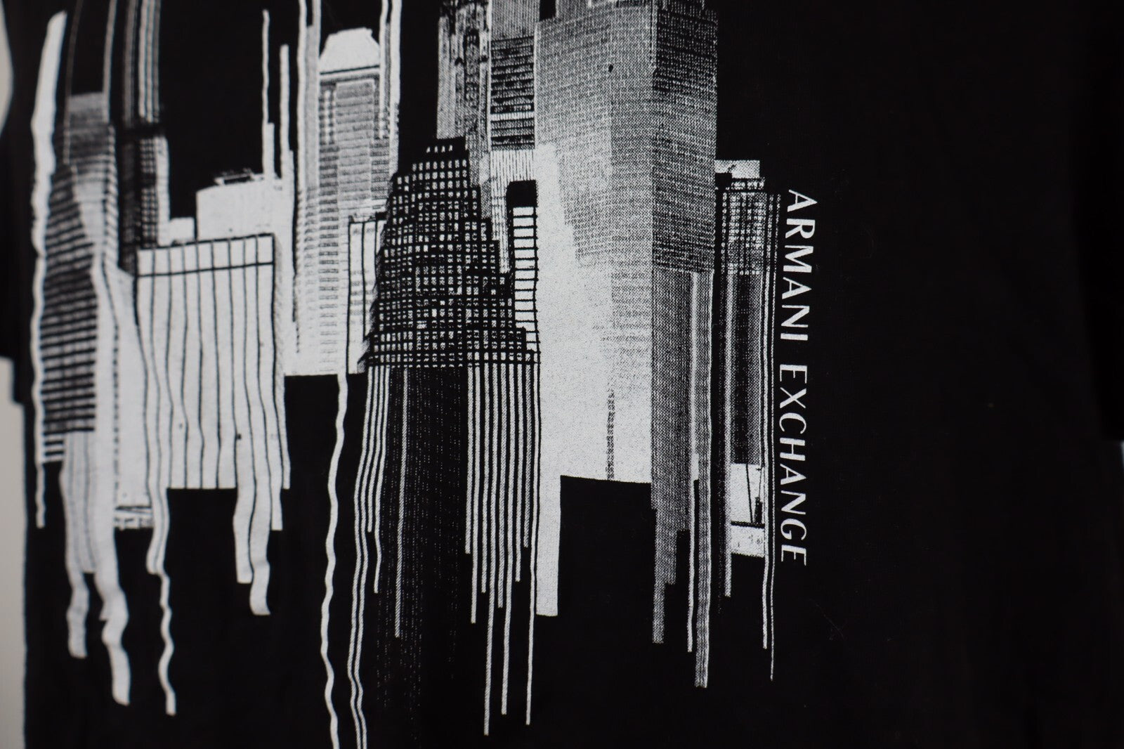 ARMANI EXCHANGE MAGLIA UOMO COTONE TG 2XL MAN COTTON T-SHIRT CASUAL VINTAGE