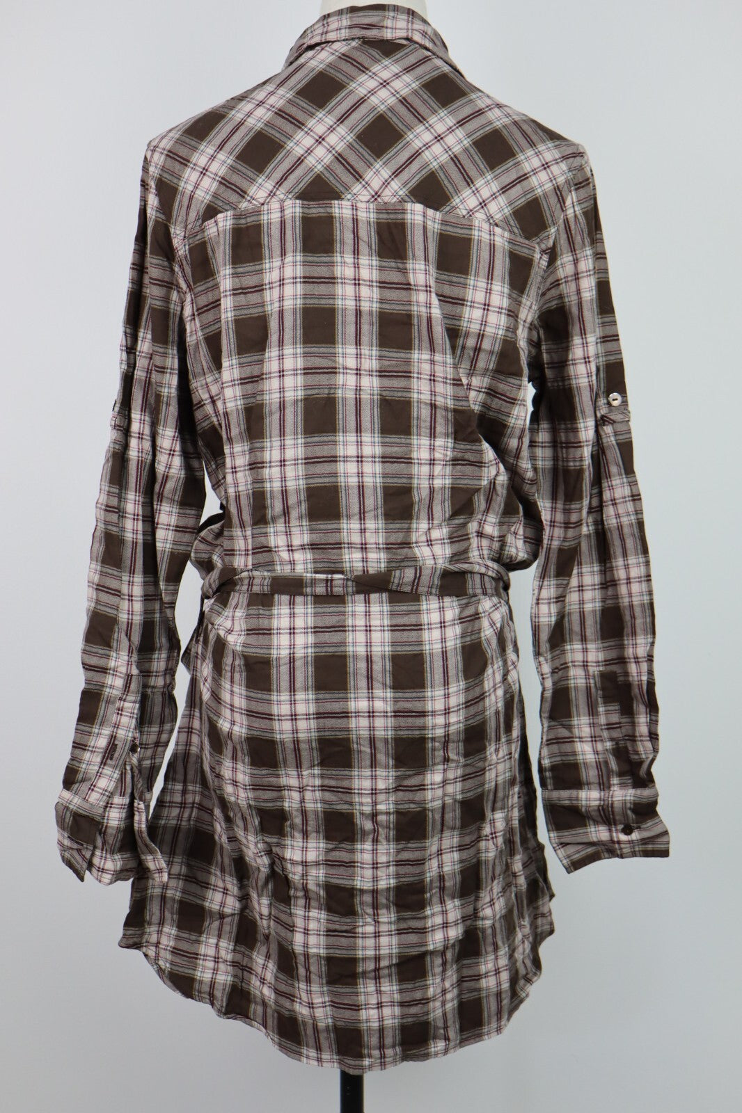 TIMBERLAND VESTITO A CAMICIA DONNA TG. M WOMAN CASUAL VINTAGE DRESS COTONE